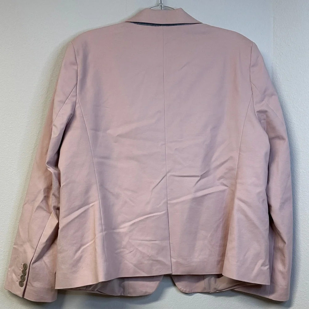 Ann Taylor Light Pink Single-Button Blazer Women's Plus Size 18 EUC - Picture 4 of 4